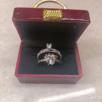 دو عدد انگشتر استیل به همراه جعبه ی شیک
