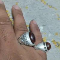انگشتر قلمکاری کلکسیونی هنردست استادجنگی