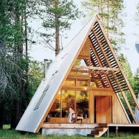 کلبه چوبی چوب سویسی درختی