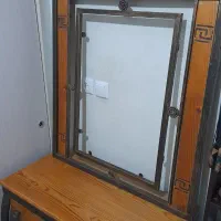 کنسول دراور فلزی چوبی