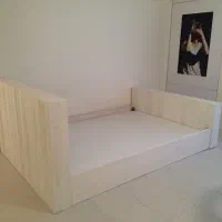 تخت خواب چوبی دو نفره