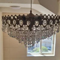 لوستر کلاسیک کریستالی