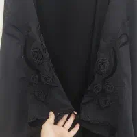 چادر مشکی جده کن کن گدوزی شده سالم و مرتب