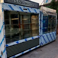 یخچال مغازه ۲متری استیل تزریق