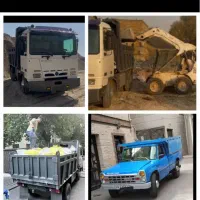 حمل نخاله با خاور و نیسان مصالح اجاره بابکت