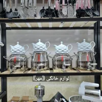 کتری قوری شیردار کف‌چدنی استیل ضدزنگ باارسال