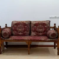 تخت سنتی همراه با ست شاه نشین