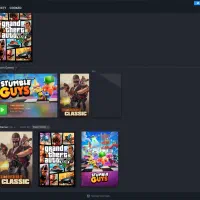 اکانت استیم اقتصادی شامل GTA/TF2/StumbleGuys