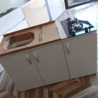 پخش کابینت فلزی در چوب مدل جدید طرح ست سینک