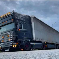 باربری تک جفت تریلی کفی  لبه دار  ترانزیت نیسان 9