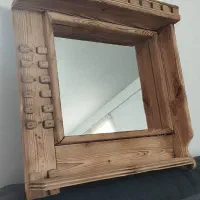 آینه طرح چوی مناسب خانه و کافه