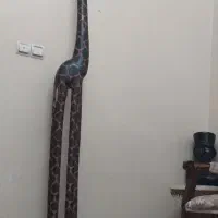زرافه چوبی بزرگ ۲ متری