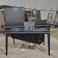 میز پایه فلزی کارمندی