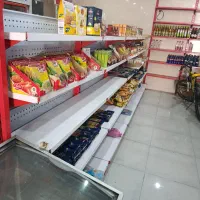قفسه سوپر مارکت . استند سیگار . دکور اجیل فروشی