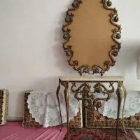 آینه و شمعدان برنجه اصل