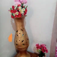 گلدان بزرگ رنگ طلایی زیر قیمت