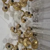 لوستر برنجی اب کاری طلا