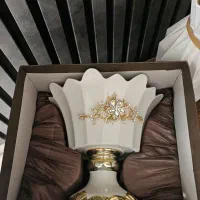آجیل خوری سرامیک طلایی