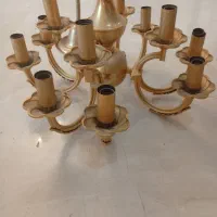 لوستر قدیمی برند انصاری روکش آب طلا