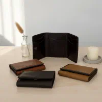 کیف پول و جاکارتی چرم با قیمت تولیدی