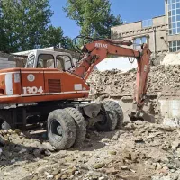 بیل.مکانیکی.خاکبرداری.فنداسیون.بتن تخریب