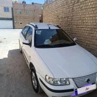 سمند ۹۳ سفید بدون رنگ