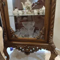 ویترین سفارشی ساز پا کوتاه  چوب گردو