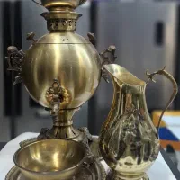 سماور ذغالی تمام برنج
