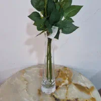 گل وگلدان بلوری
