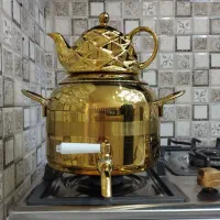 کتری قوری طلایی