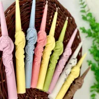 شمع اسب نماد. سال