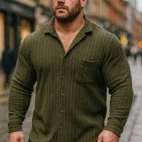 پیراهن کنفی پیچازی آستین بلند سایز بزرگ ۵ رنگی