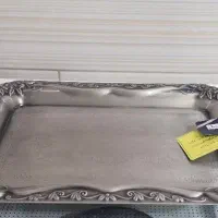 سینی پذیرایی دسته دار تک سایز متوسط