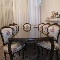مبلمان و غذا خوری 8 نفره استیل
