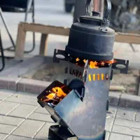 اجاق گاز یا پلوپز هیزمی و اتیشی ابراهیمی