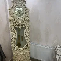 ساعت ایستاده تمام چوب
