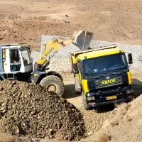 لودر zl50  و کامیون  اماده همکاری