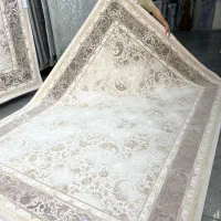 فرش وینتج 1200 شانه حاشیه فندقی