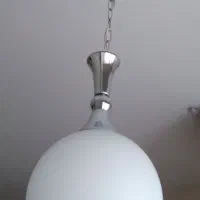 لوستر مدل مثلثی با حباب بزرگ