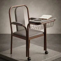 صندلی نماز توری دار پایه فلز