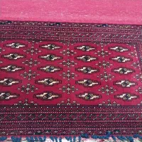 پشتی تک دستباف طرح ترکمن