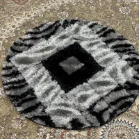 قالیچه شگی گرد ۱ در۱