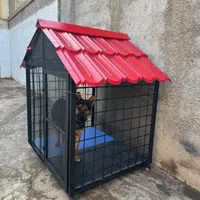 سگ ژرمن ماده ۷ماهه -لانه سگ فلزی