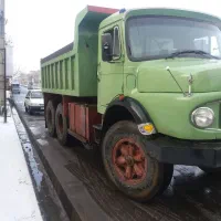 کامیون دهچرخ کمپرسی اماده به کار در بستان اباد