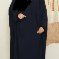 چادر کرپ سورمه ای