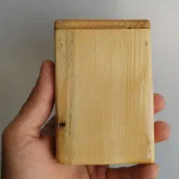 جای کارت چوب طبیعی