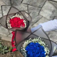 گل رز روبانی/انواع دسته گل خاستگاری و...