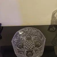 ظرف کریستال ۸ضلعی ۲۵ سانتی سالم شرق تهران
