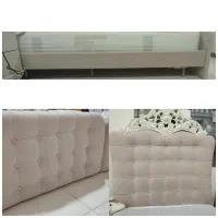 تخت تک نفره روکش پارچه ای