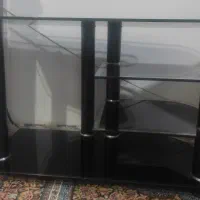 میز شیشه ای تلویزیون